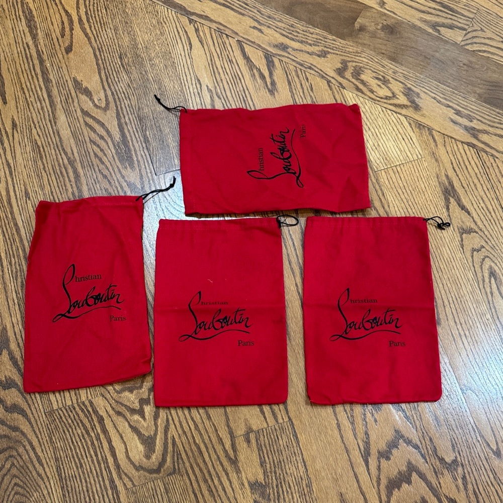 Christian Louboutin Red Shoe Dust Bags